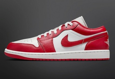 Nike Air Jordan 1 Low Shoe Varsity Red White New Beginnings 553558