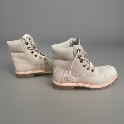 Woman's Boots Timberland 6'' Premium Waterproof Boot Light Pink Size 6.5