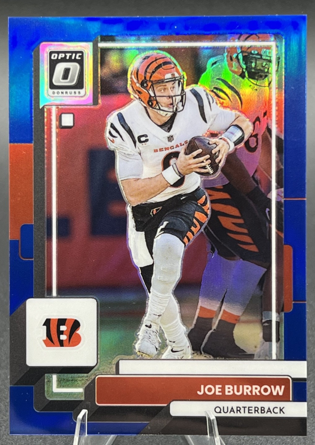 2022 Panini Donruss Optic - Joe Burrow #39 Blue Prizm /179