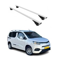 DachträGer GrundtäGer FüR Toyota Proace City 2019-2026 75Kg Metall Silber 2 Tlg