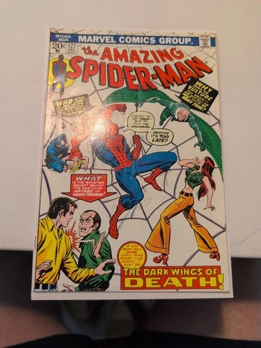 The Amazing Spider-Man #127 Marvel Comics 1973 Vulture Ross Andru Mid-grade