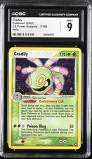 CGC 9 MINT Cradily 7/108 EX Power Keepers Holo Pokemon Card on eBay