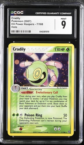 Cradily graded CGC 9 for sale on eBay