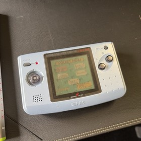 Neo Geo Pocket Color Pearl Blue Handheld System-Tested Works