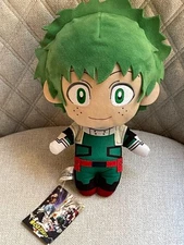 FUKUYA MY HERO ACADEMIA IZUKU MIDORIYA 12" PLUSH TOY FIGURE NEW WITH TAGS