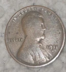 1911-D Lincoln Wheat Penny 1c One Cent