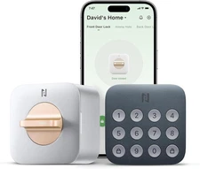 Anona Holo Wi-Fi Smart Lock /w Keypad,Keyless Entry,App Remote,Auto Lock -Silver
