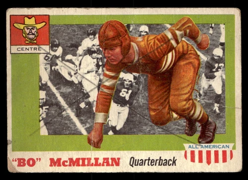 1955 Topps All-American #47 Bo McMillan *Low Grade*