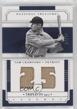 2017 Panini National Treasures Legends Duals 9/25 Sam Crawford #LD-SC HOF 1h1