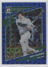 2021 Panini Donruss Optic Blue Velocity Prizm 14/99 Matt Chapman #173 07e0