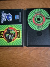 Sega Saturn - Worldwide Soccer '97, Disc and Mannual - UNTESTED