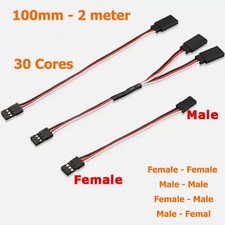 100mm - 2M Servo Verl&auml;ngerung Stecker Buchse Leitung Stecker RC KabelSplitter