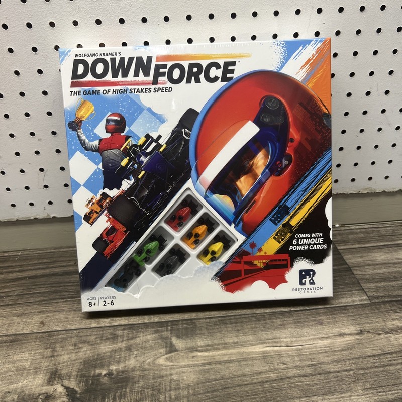 Downforce Auto Racing & Betting Board Game Wolfgang Kramer New Sealed