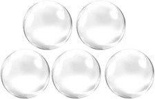 6PCS Glass Cabochons 60mm for Jewelry Making Round Dome Cabochons Clear Glass Do