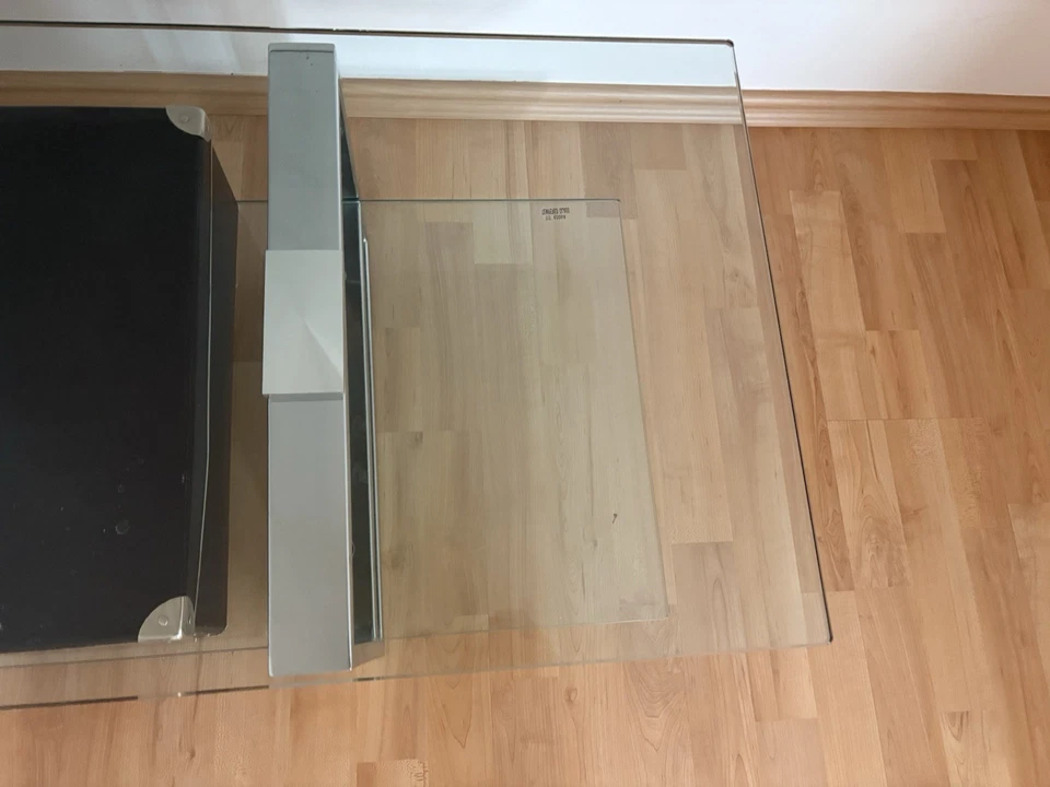Sideboard Aus Glas Und Chrom, Design Stück für TV, 160 X 45 X 33 Hoch - Bild 4 von 4