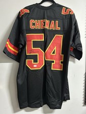 Leo Chenal Signed XL Custom Chiefs Jersey Beckett COA (CBMH)