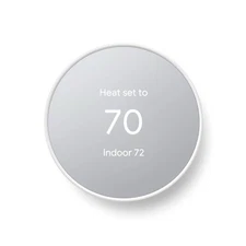 Google Nest Smart Programmable WiFi Thermostat Snow/White