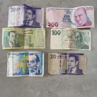 Mix Bundle Banknotes Foreign Currency