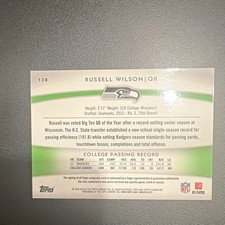 Russell Wilson Autograph Football Trading Cards for sale | eBay