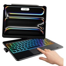 Touch Keyboard Case for iPad Pro 11 Ipad Pro 11-inch M5 2025 / M4 2024 Black