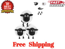 3-Pack Sheep Toilet Paper Roll Holder Set OPP Packaging - Cute Bathroom Organiz