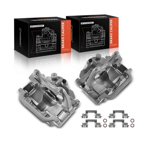 A-Premium Disc Brake Caliper Assembly with Bracket Compatible with Select Cad...