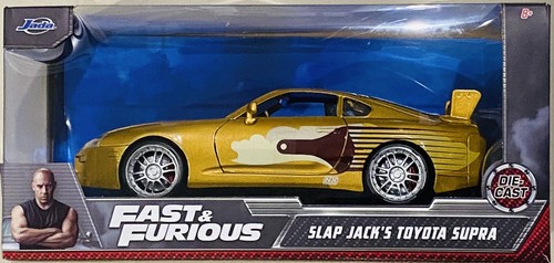 Jada Toys 1:24 Fast & Furious Toyota Supra Diecast - Slap Jack's Gold Edition (99540)