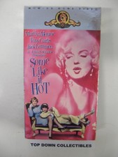 Some Like It Hot, Marlyn Monroe, Tony Curtis, Jack Lemmon VHS Movie