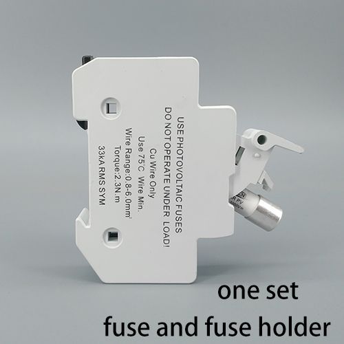 Fusibles Voltaje Soplado Rápido para Protección de Sistema Fotovoltaico 1000V 6A 10A 15A 20A 25A 30A - Imagen 11 de 11