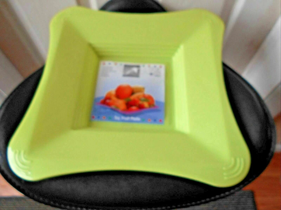 Новый Paragon пластиковый большой сервировочное блюдо 18,5 x 18,5 1,8 высоты новый - Изображение 2 из 2