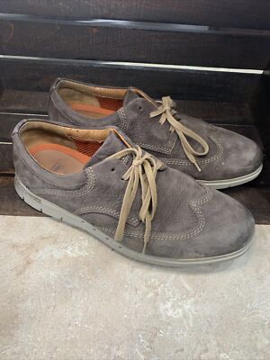 Clark’s 1825 suede shoes size 11 Clarks 1825 Shoes Lightweight Derby Mens 12 Gray Suede  main image 3