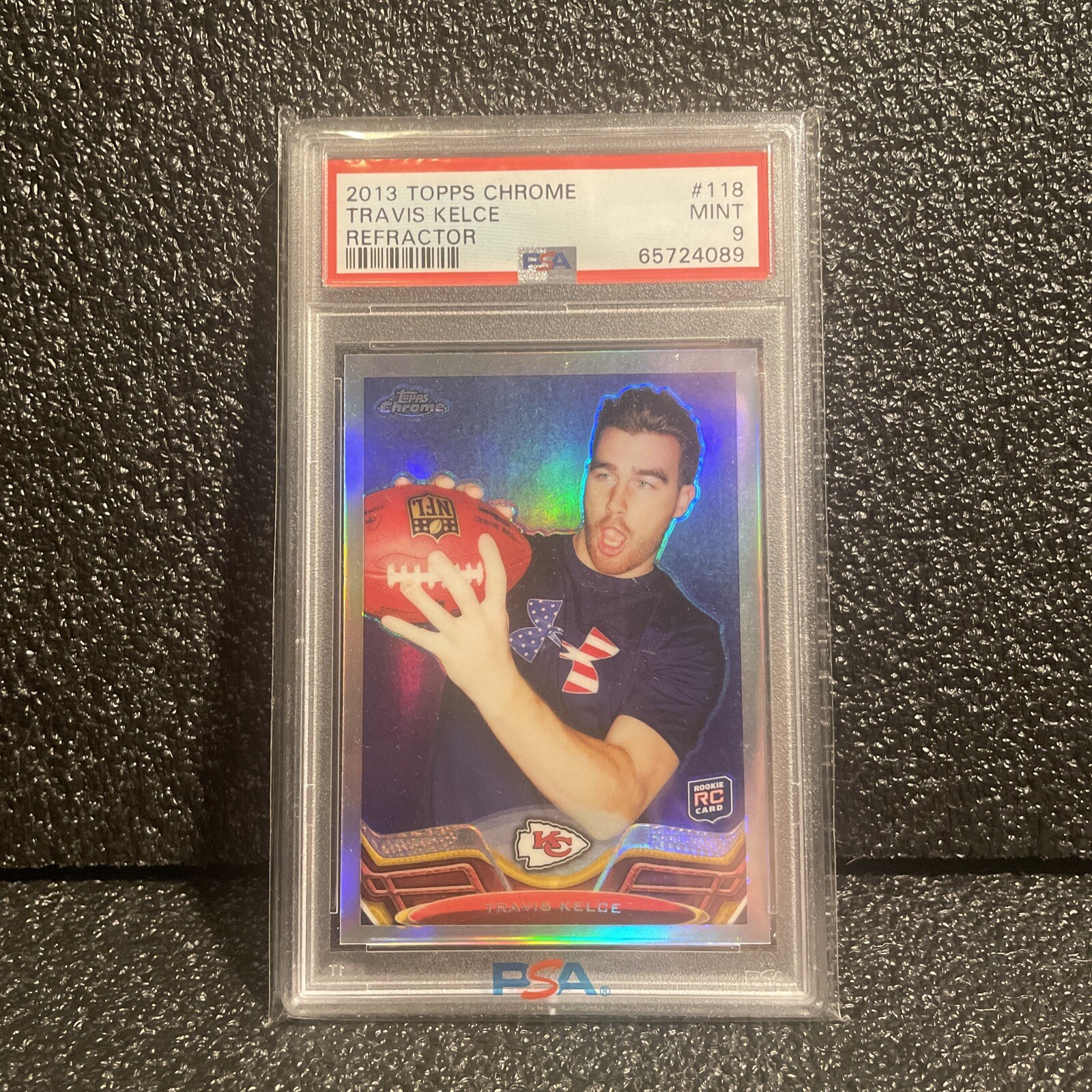 2013 Topps Chrome Travis Kelce Refractor #118 PSA 9 RC