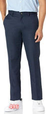 Amazon Essentials Men's Slim-Fit Flat-Front Dress Pant Navy 32WX28L