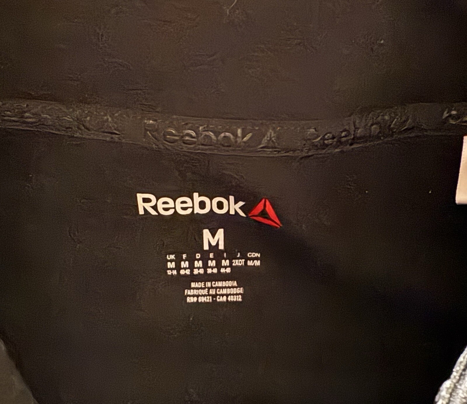 Reebok Women’s Speedwick Training Pullover Black With Purple Logo Size M thumbnail 6