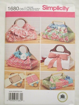 Simplicity 1680 Casserole Dish Carrier Bags Pattern Covered Dish Transport Uncut