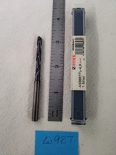 1 NEW TITEK 4.9MM SOLID CARBIDE SPIRAL DRILL. W/COOLANT. CTD. 3385TFL-4.9 (W927)