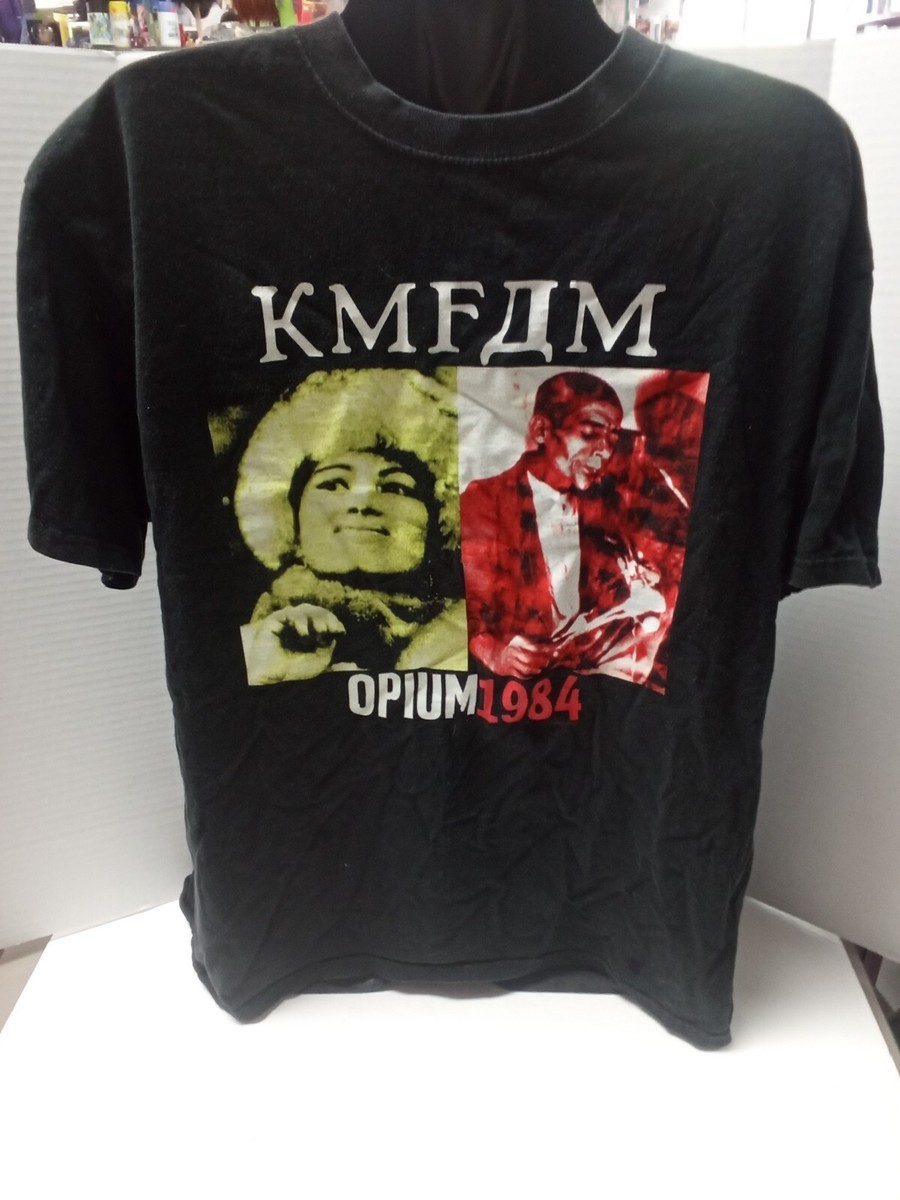 KMFDM Opium 1984 T-shirt Band Shirt Industrial X-Large XL | eBay KMFDM Opium 1984 T-shirt Band Shirt Industrial X-Large XL | eBay