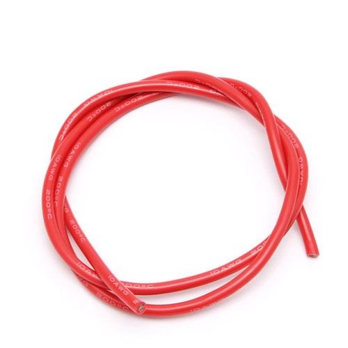 10AWG Gauge Wire Silicone Flexible Copper Stranded Cables Black Red For RC - Picture 3 of 7