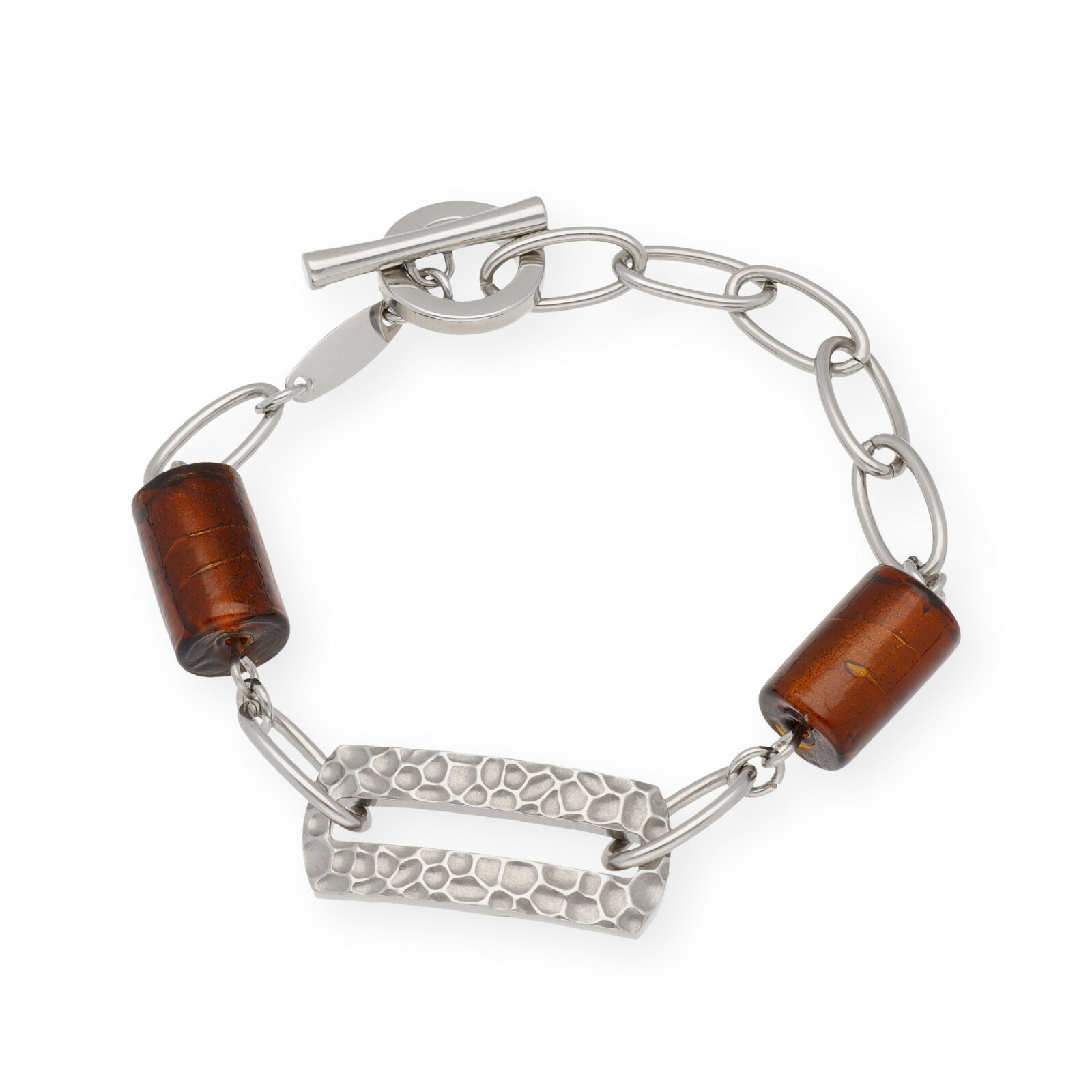 Pulsera Lotus Acero Inoxidable Complementos de Mujer Joyería de Moda