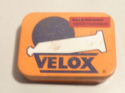 VELOX ANCIENNE BOITE Publicitaire Rustines Pour Bicyclette Velo 1930 Tole Litho EUR 5,25 - FR