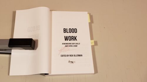 BLOOD WORK EDITED BY RICK OLLERMAN *SIGNED* +TS - Picture 2 of 3