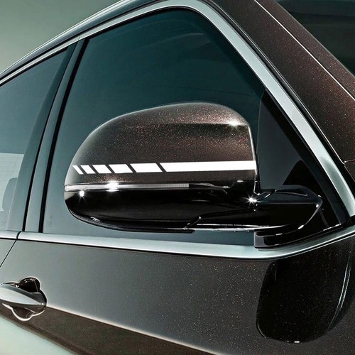 4pcs Car Styling Stickers Rearview Mirror Decal Stripe DIY Vinyl Racing Strips - Picture 5 of 12