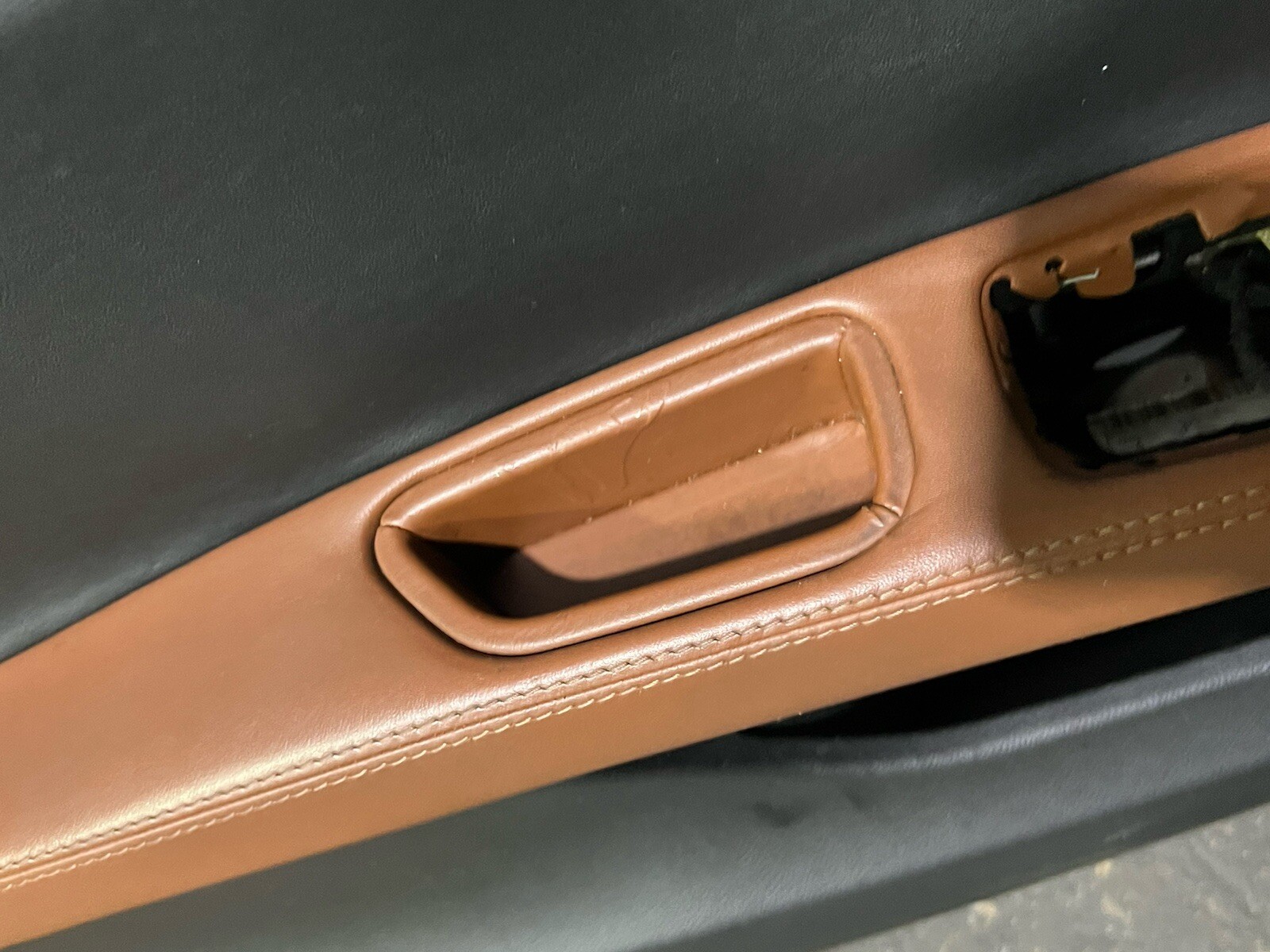 OEM 2014-2017 MASERATI GHIBLI SEAT SEATS HEADREST DOOR PANELS LEATHER BROWN