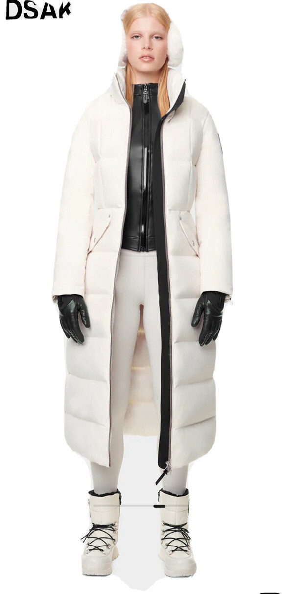 BNWT Rudsak CALI WOMEN'S RECYCLED STORMSHELL MAXI DOWN PUFFER $1295 Iceland Med image 2