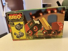 Brio Wooden Railway 33521 Tow Truck  red green truck set.
