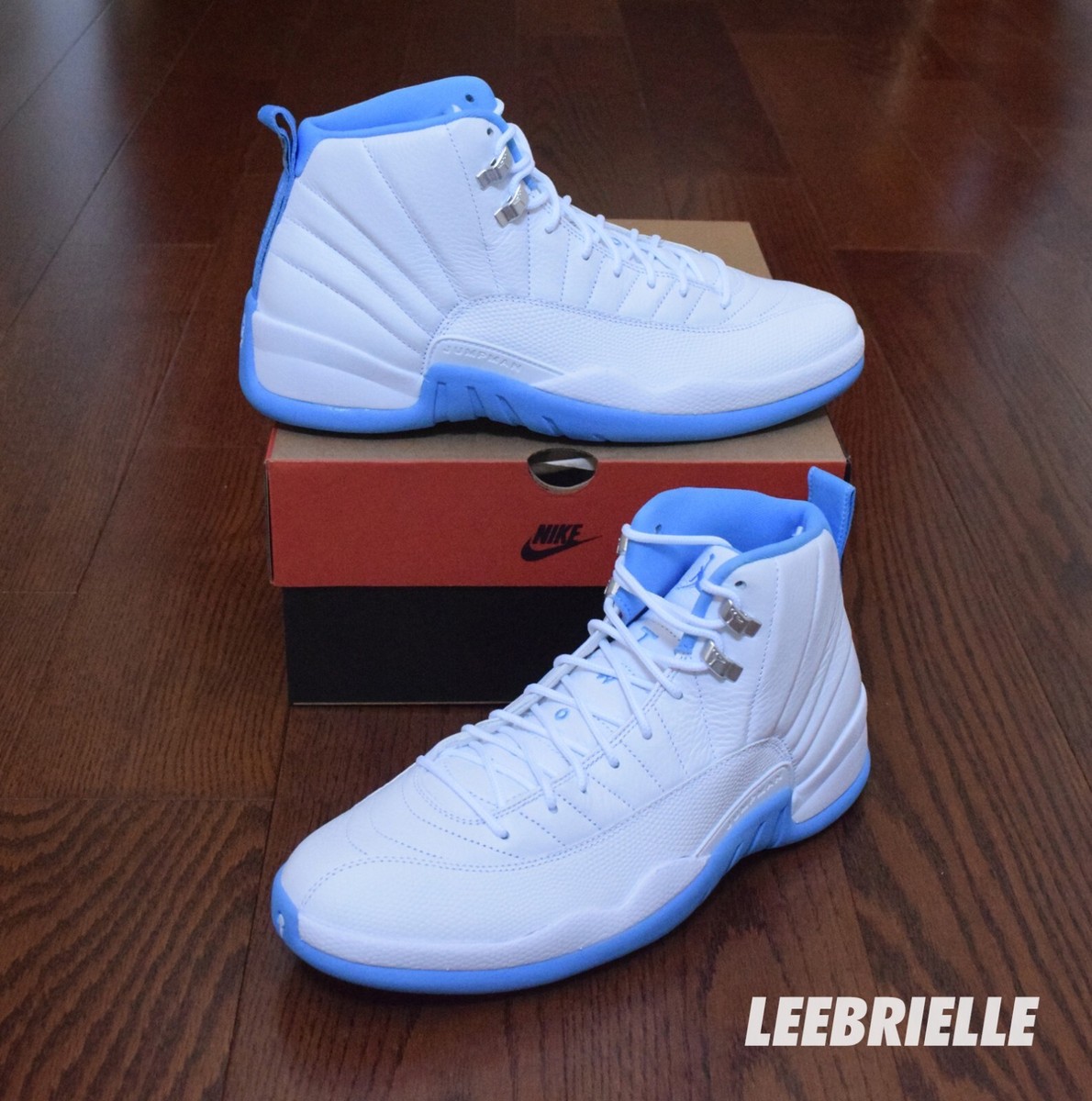 melo♪ Air Jordan 12 Retro Melo White University Blue CT8013-112