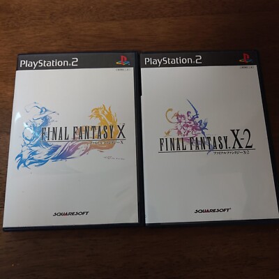 Final FantasyX & Final FantasyX-2 Japanische PlayStation 2 Software