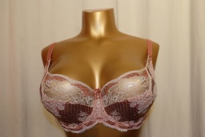PANACHE eleganter Bügel BH CLARA FULL CUP BRA 7255 sienna hellbraun NEU