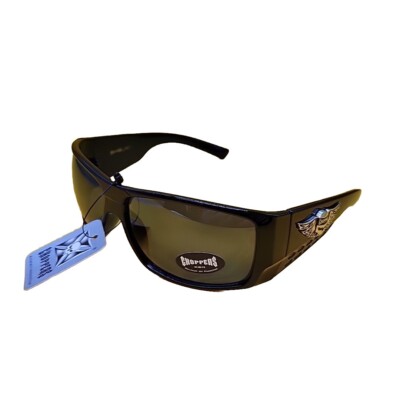 Men Choppers Winged Skull Motorcycle Biker Sunglasses 6627 Full Frame