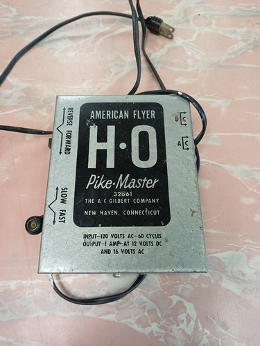Transformador de juguete modelo American Flyer Pike Master 32661 120V 60CYC 1A 12V OUT | Zustand: Used